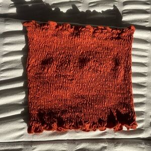 Orange tube top
